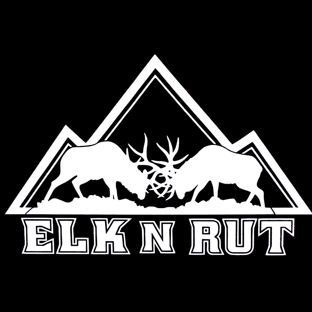 The Full Rut - 6" x 4" Vinyl Elk Decal