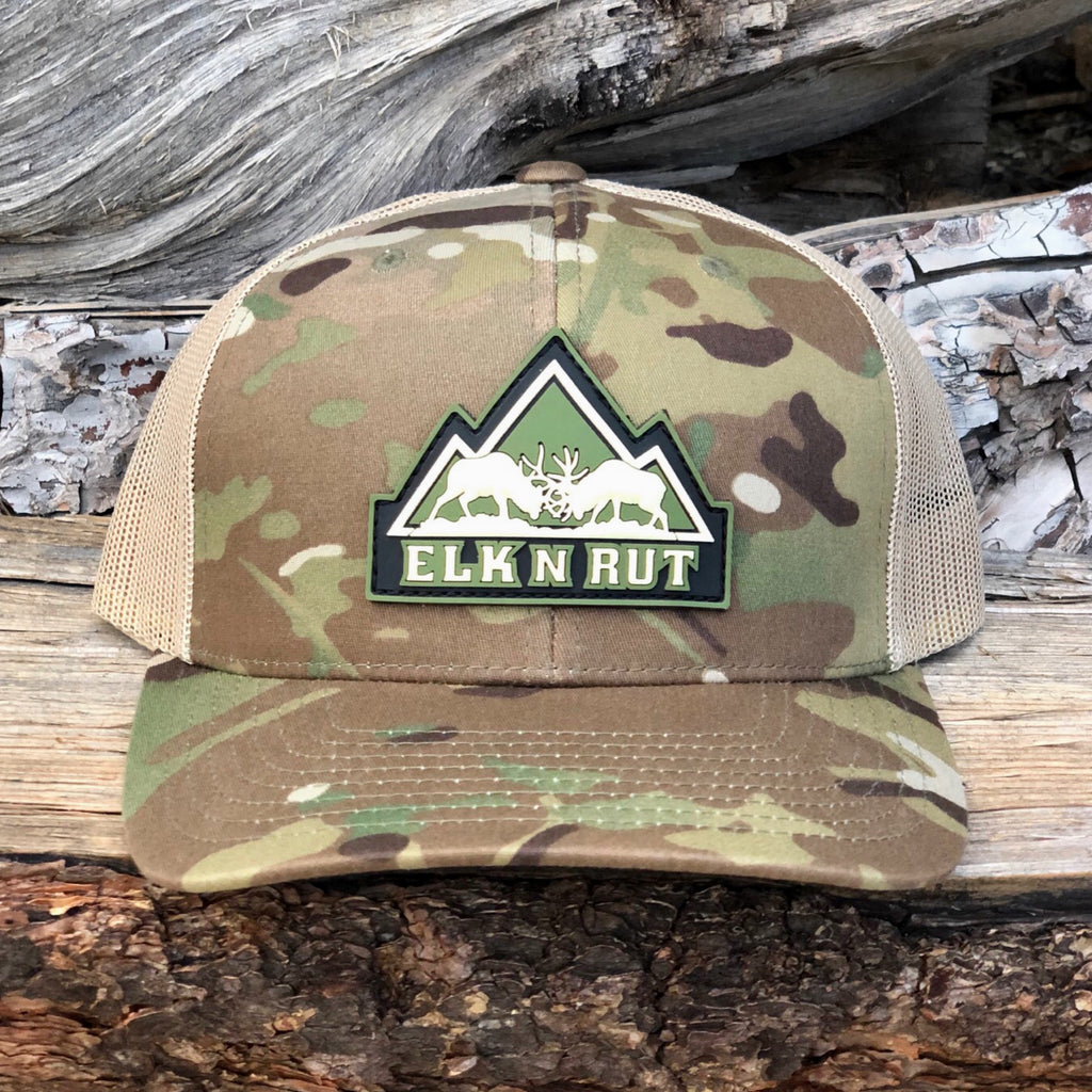 The Full Rut Elk Hat - Multicam/Khaki Snapback