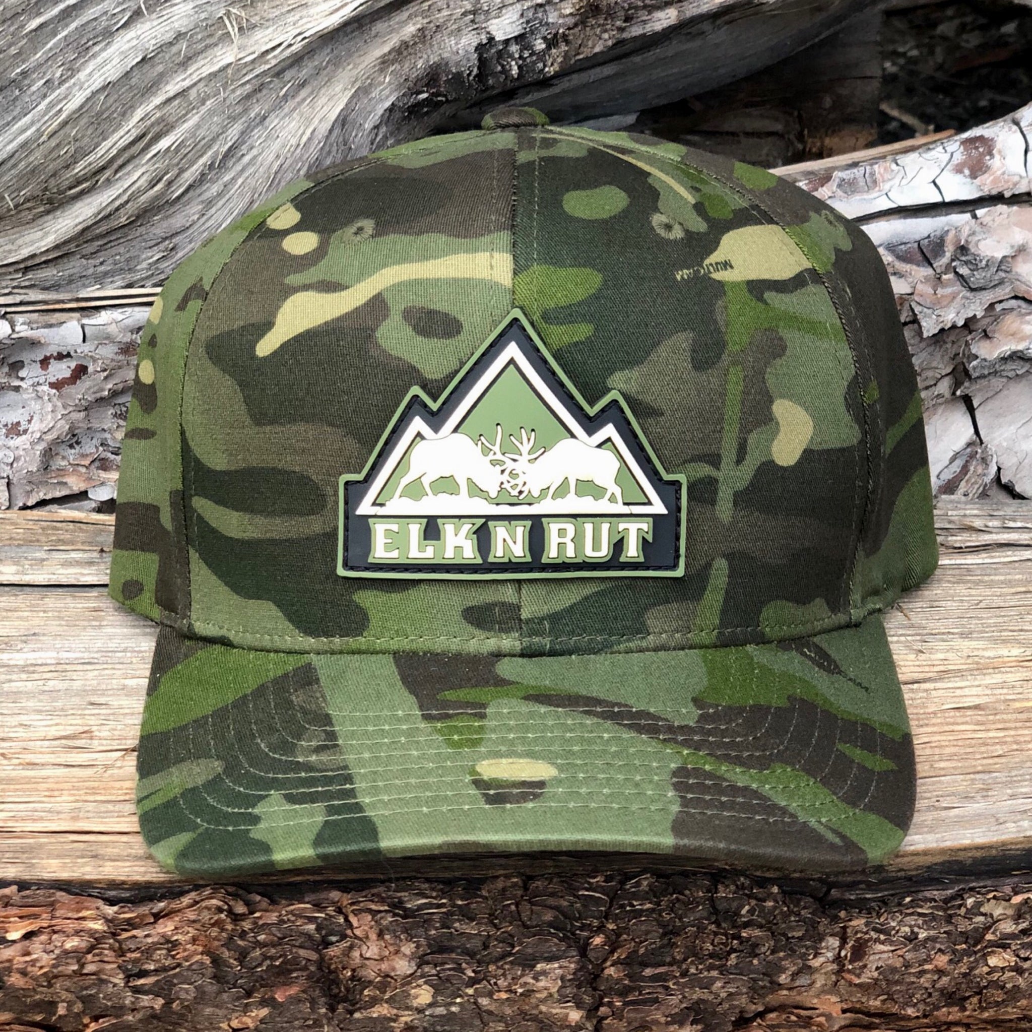The MultiCam N Tropic Hat Elk RUT Rut - Full ELK –