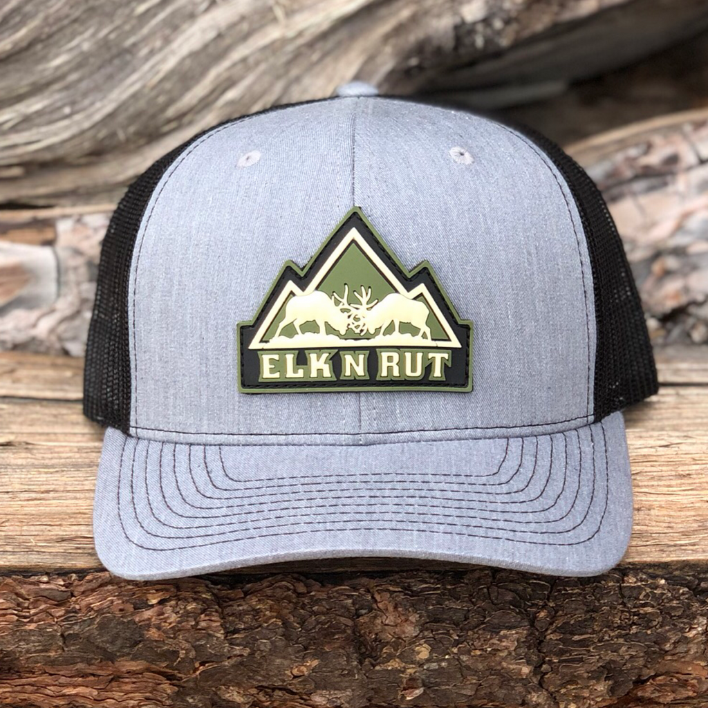 The Full Rut Elk Hat - Heather Gray/Black Snapback