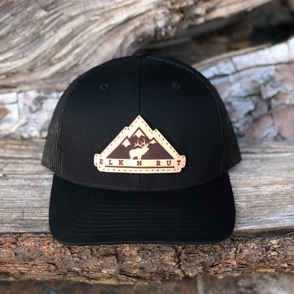 Peak Rut Elk Hat - Black Snapback