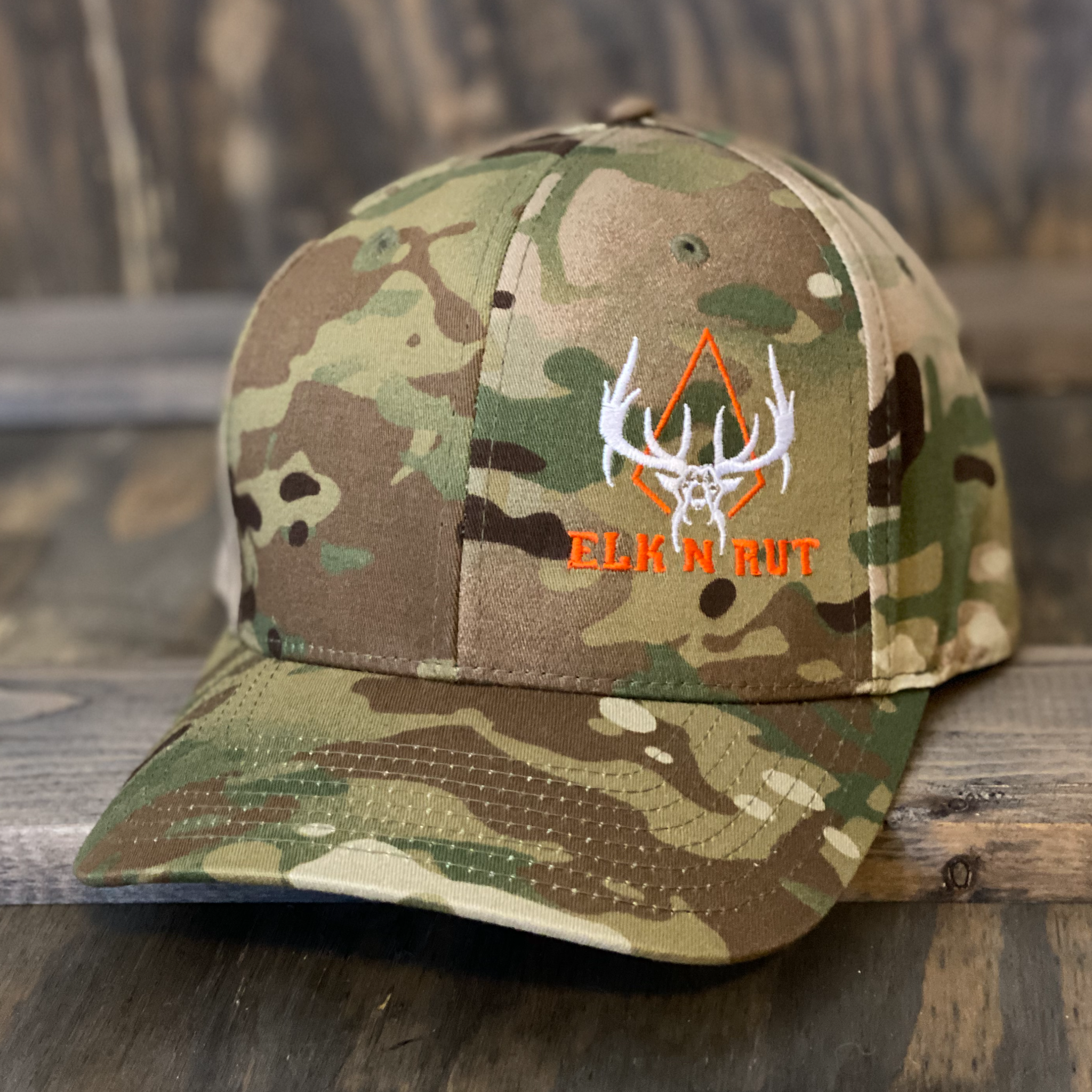 | Rut Apparel Peak – Hunting Hat | Archery Elk | N RUT Hat | Elk Snapback ELK